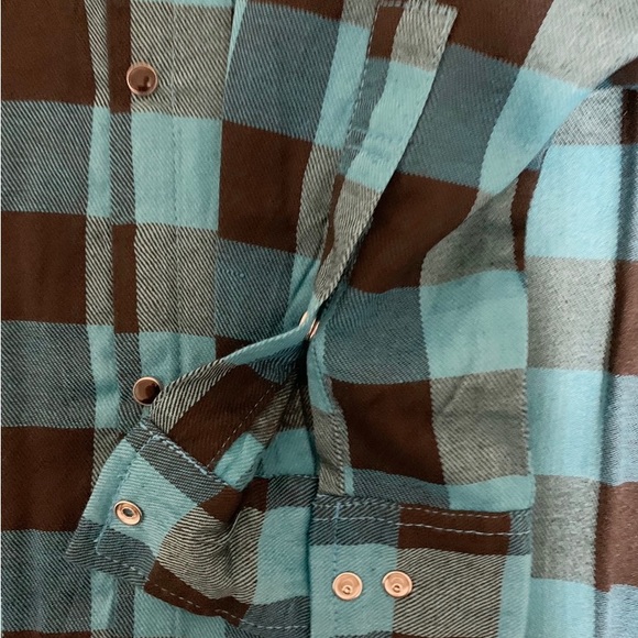 NWT Mint Speed Shop Flannel - Picture 2 of 3
